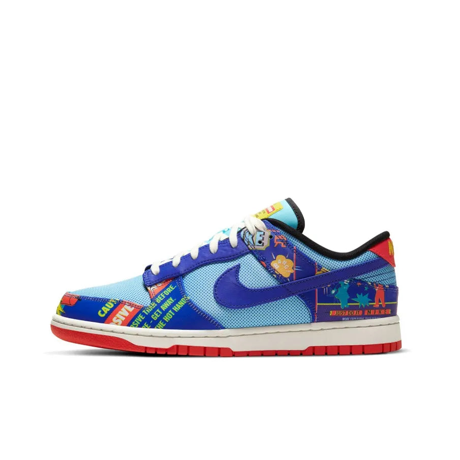 Custom Firecracker Dunk Retro OG – hand-painted custom sneakers | DiySneakers
