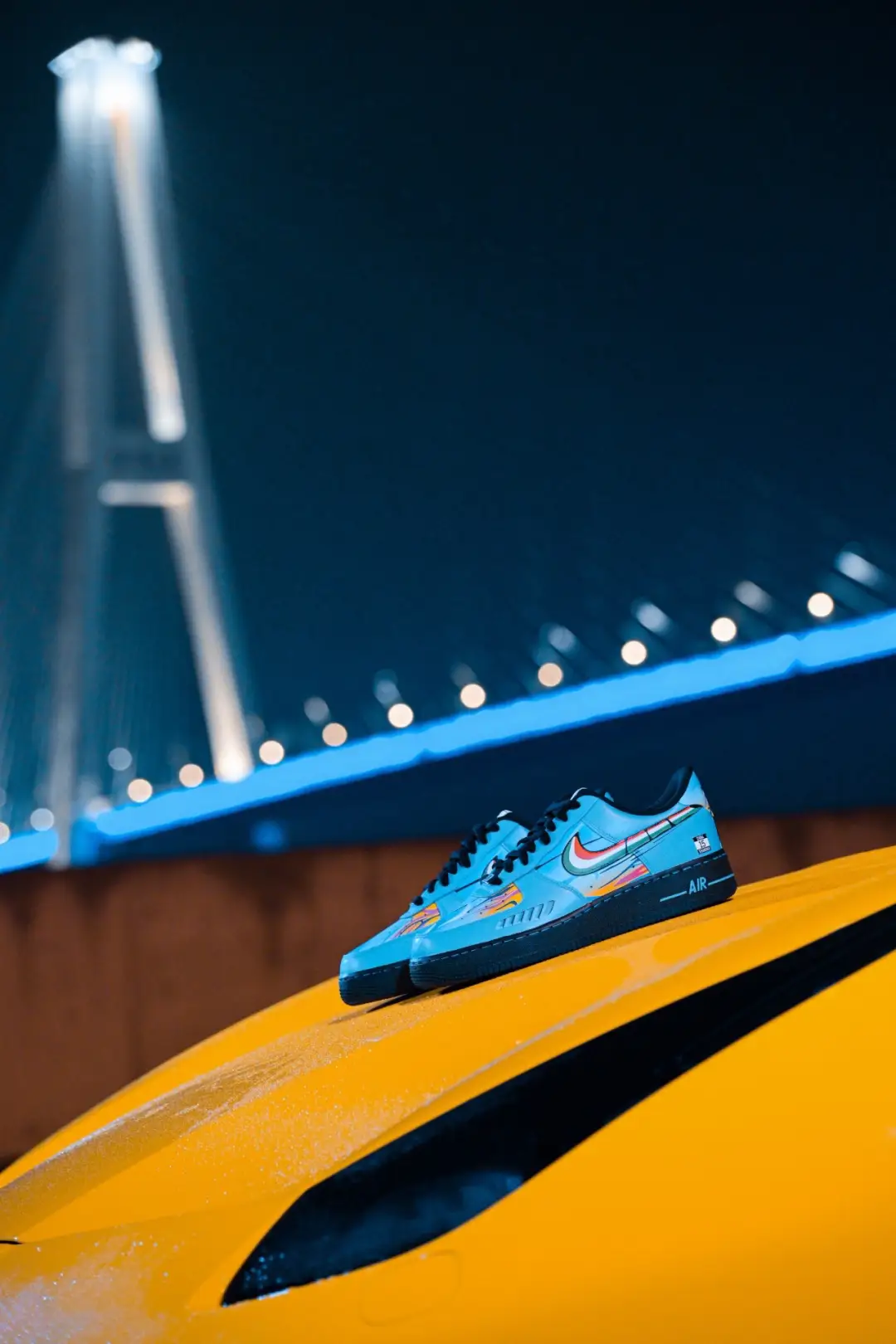 Customized Sports Car Fr Track Air Force One Of One dream car Shoes – hand-painted custom sneakers | DiySneakers