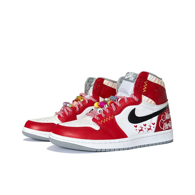 Custom Christmas Overture Air Jordan 1 – custom sneakers view 2 | DiySneakers