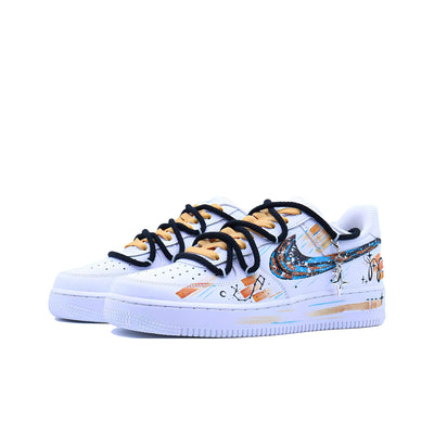 Customized The Twelve Zodiac Signs: Scorpio - Fashionable Starry Sky Air Force 1 Shoes – custom sneakers view 2 | DiySneakers