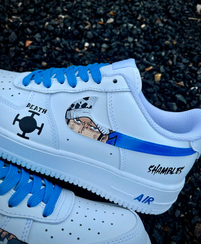 Custom Trafalgar Law Air Force 1 – custom sneakers view 2 | DiySneakers
