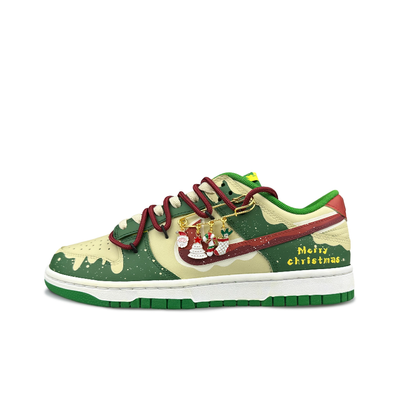 Custom Christmas Dream Tour Dunk – custom sneakers view 2 | DiySneakers