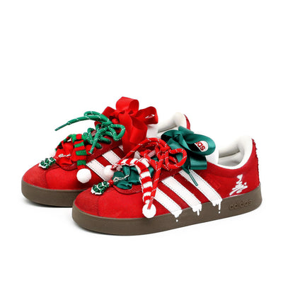 Custom Velvet frosting VL COURT 2.0 Skate Shoes Christmas Collection – custom sneakers view 2 | DiySneakers