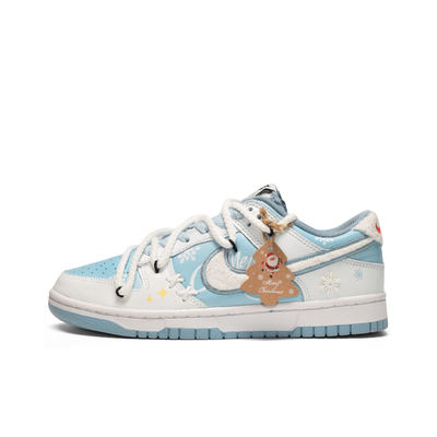 Custom Snowflake Patch Dunk Low – custom sneakers view 2 | DiySneakers