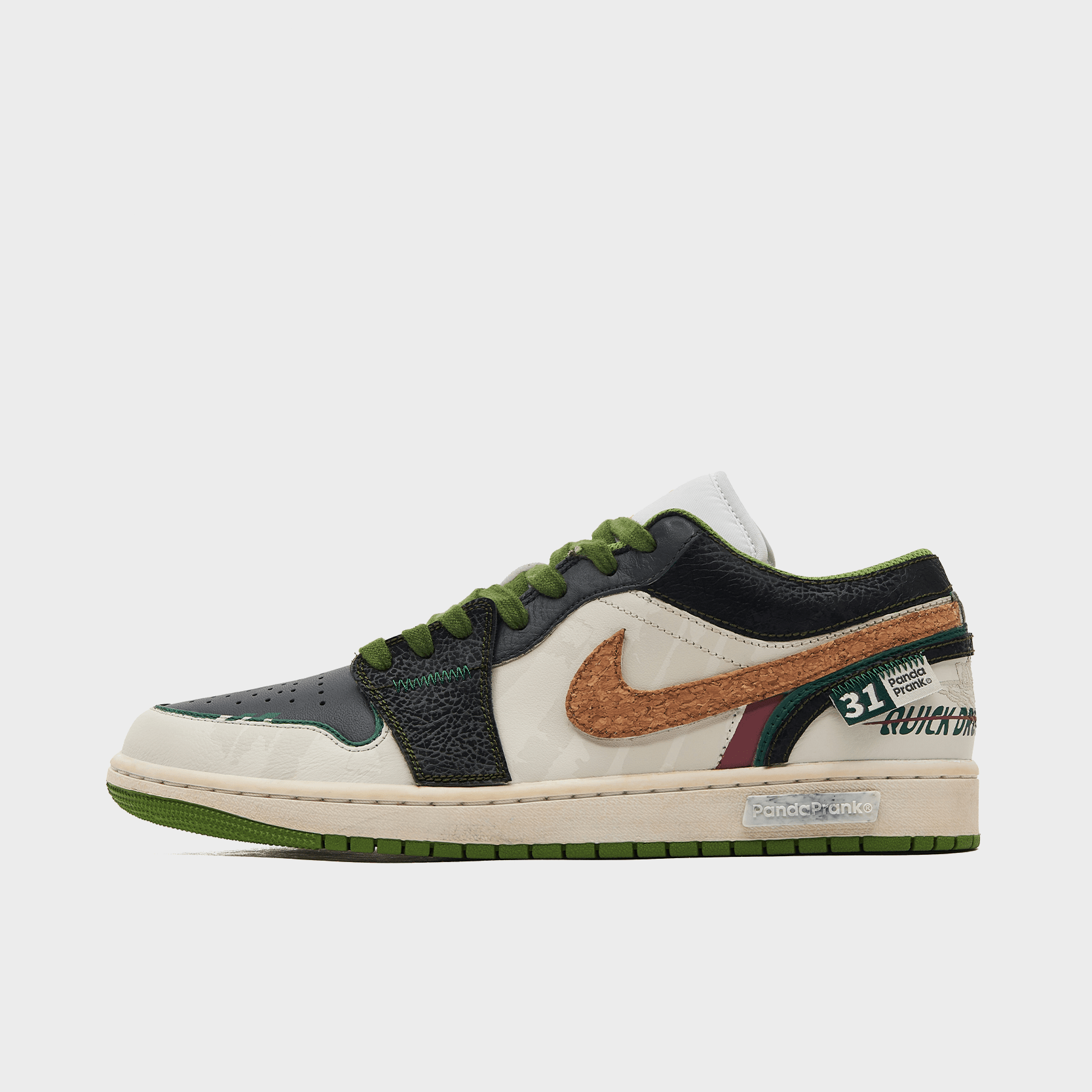 Twilight Green Mountain - Men's Jordan 1 Low Custom