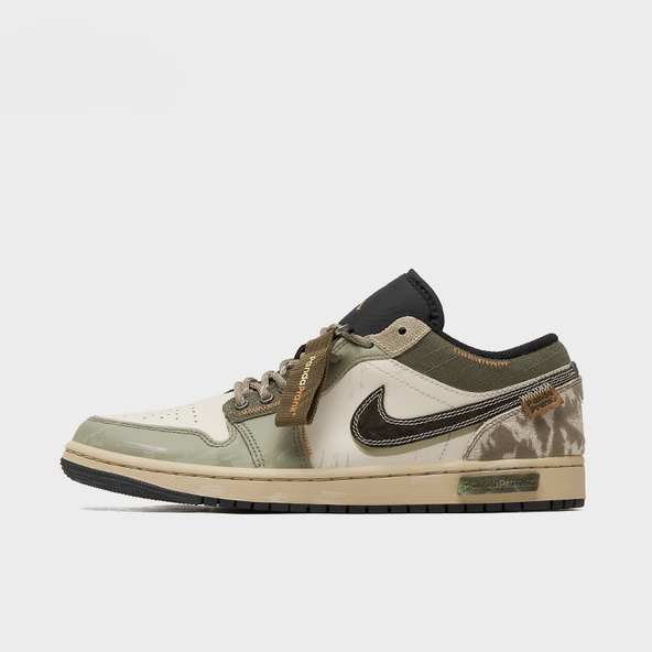Pine forest - Men's Air Jordan 1 Low Custom