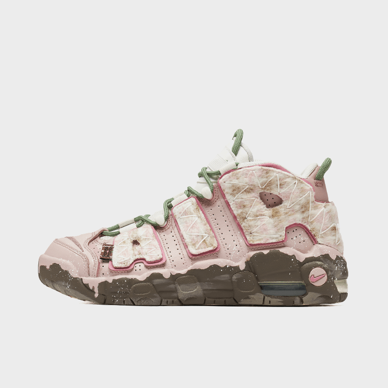 Rosy Charm - Women's Air More Uptempo Custom