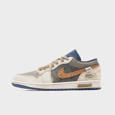 Custom Land of Nowhere Jordan 1 Low – custom sneakers view 2 | DiySneakers