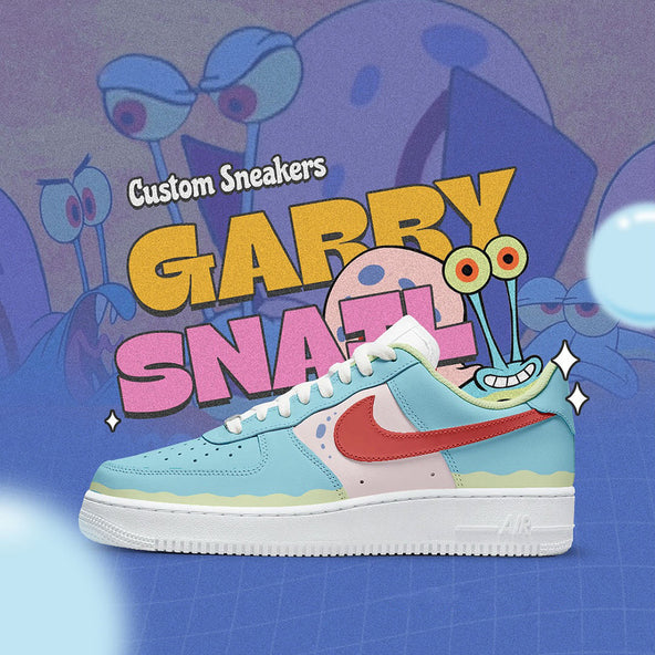Yellow CuteSpongeBob - Garry Snail - Unisex  Air Force