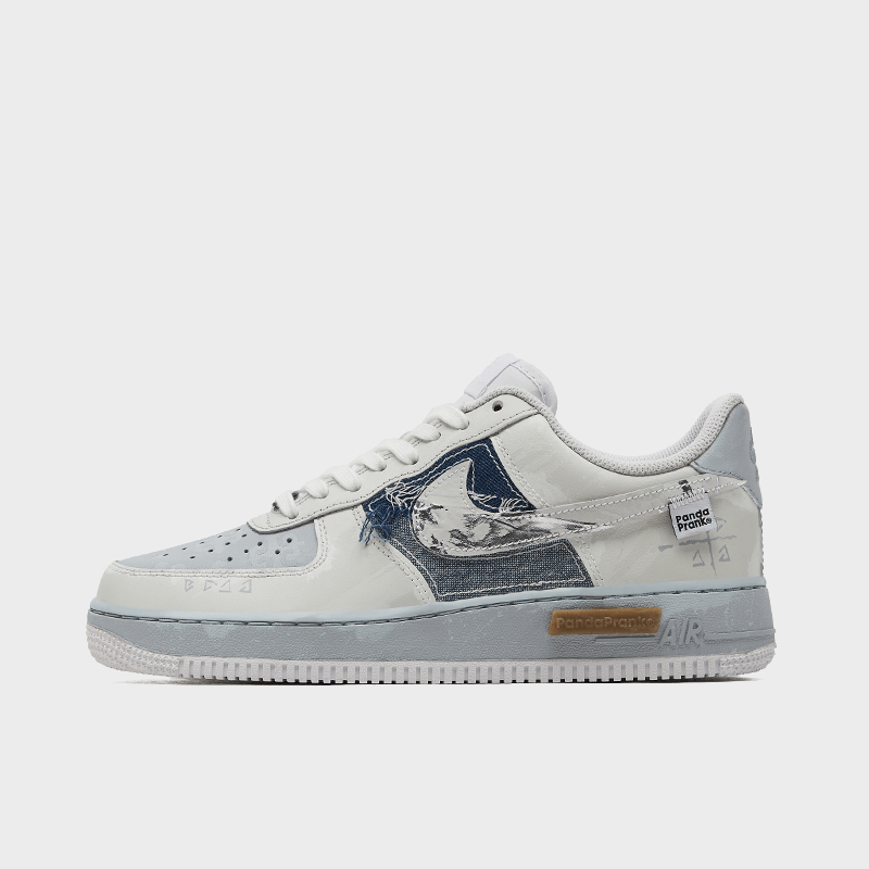 White Mist - Men's Air Force 1 Low Custom