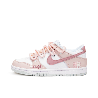 Custom Hug Bear Dunk Low – hand-painted custom sneakers | DiySneakers