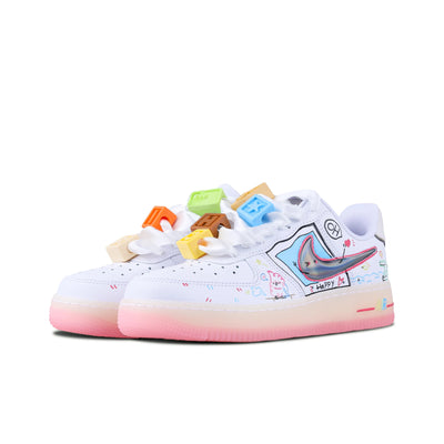 Custom Animal Party, Jelly Soles,Graffiti Air Force 1 – custom sneakers view 2 | DiySneakers