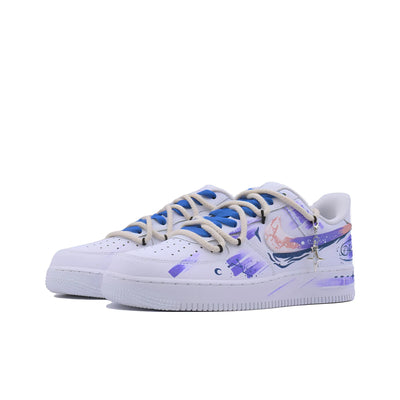 Customized The Twelve Zodiac Signs: Cancer - Fashionable Starry Sky Air Force 1 Shoes – custom sneakers view 2 | DiySneakers