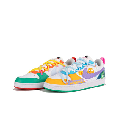 Custom Rainbow Candy Monster Court Borough For Children – custom sneakers view 2 | DiySneakers