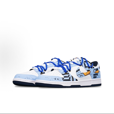 Custom Mecha Vanguard Techwear Style Dunk – custom sneakers view 2 | DiySneakers