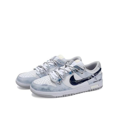 Custom Denim Drifter Dunk Low Denim Style – custom sneakers view 2 | DiySneakers