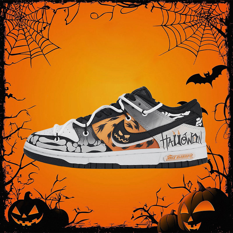 Custom Whispers of the Demon Dunk Low – hand-painted custom sneakers | DiySneakers