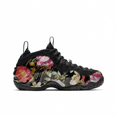 Custom Floral PU Foamposite One Retro – custom sneakers view 2 | DiySneakers