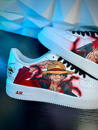 Custom Shanks vs luffy Air Force 1 – custom sneakers view 2 | DiySneakers