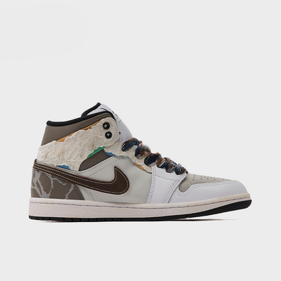 White Mountain - Men's Jordan 1 Mid Custom
