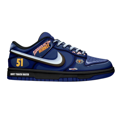 Custom Hudson Hornet X Cars Dunk Blue – custom sneakers view 2 | DiySneakers