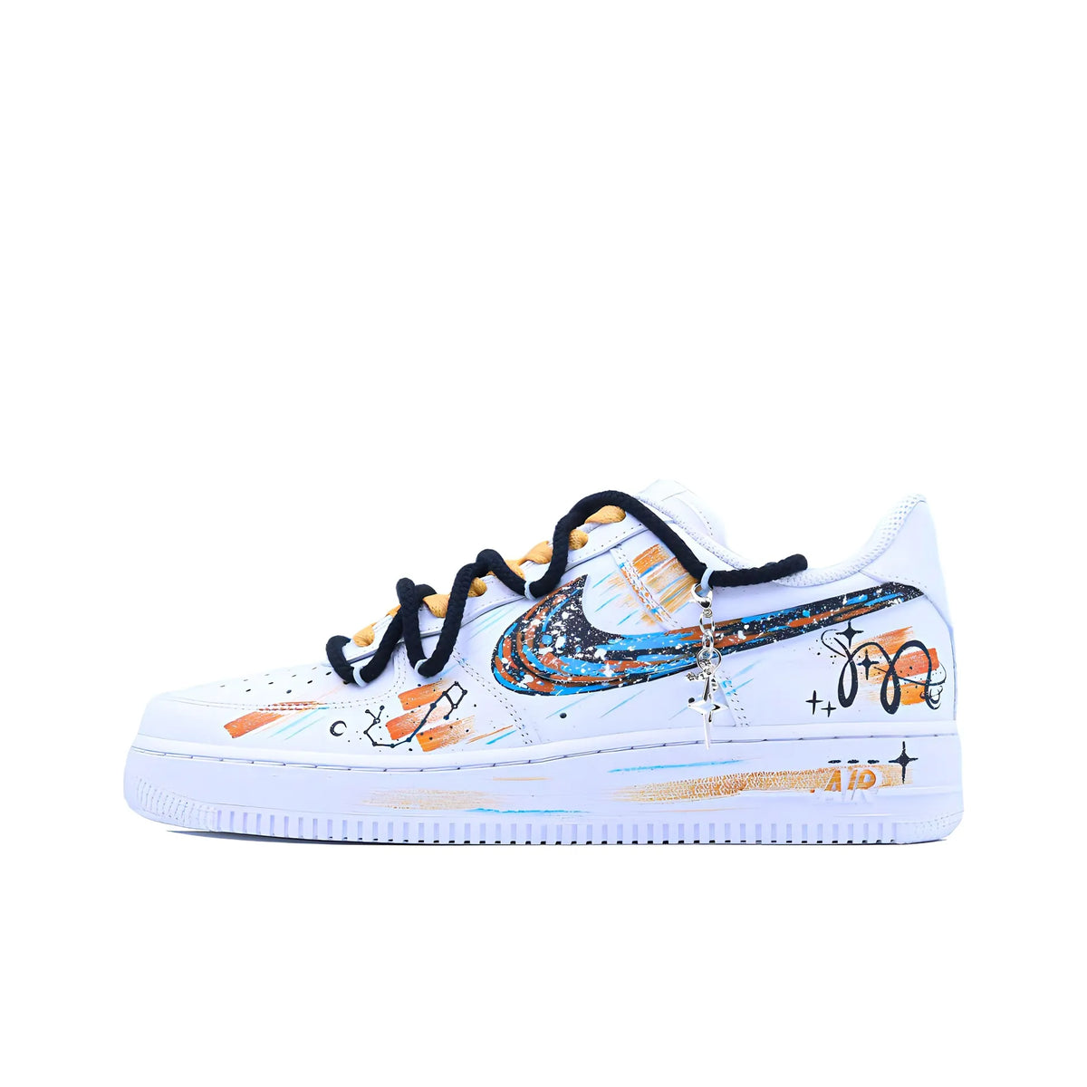 Customized The Twelve Zodiac Signs: Scorpio - Fashionable Starry Sky Air Force 1 Shoes – hand-painted custom sneakers | Di…