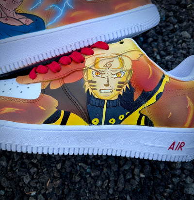 Custom Naruto vs Goku / Dragon ball Air Force 1 – custom sneakers view 2 | DiySneakers