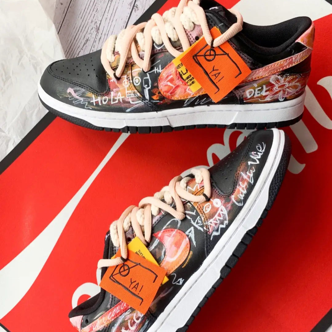 Custom Contemporary art Dunk – hand-painted custom sneakers | DiySneakers
