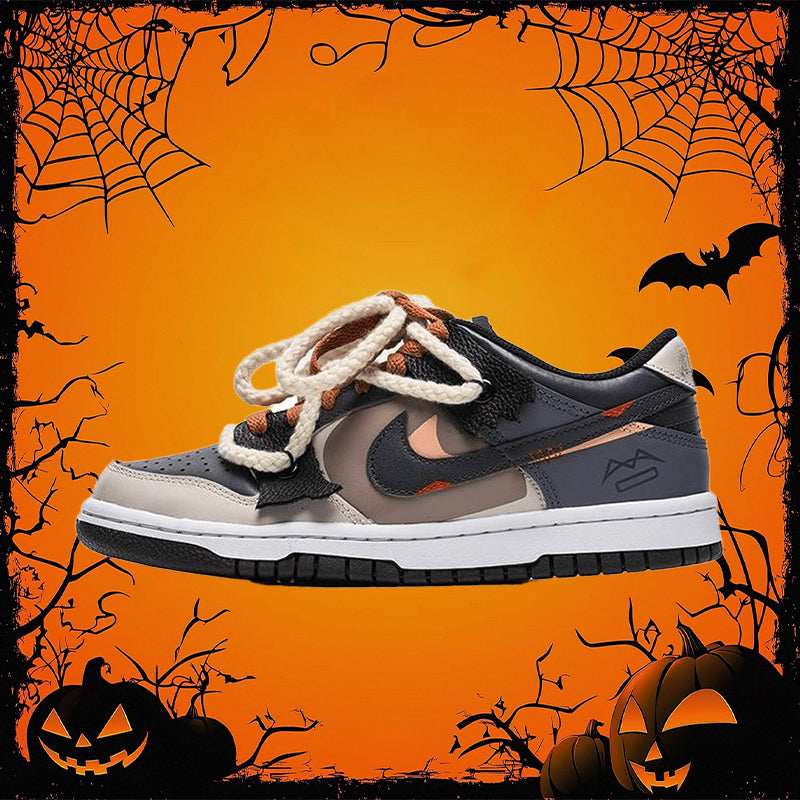 Custom Female Midnight Ghost Dunk – hand-painted custom sneakers | DiySneakers