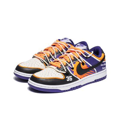 Custom Sunset 35 Dunk Low – custom sneakers view 2 | DiySneakers