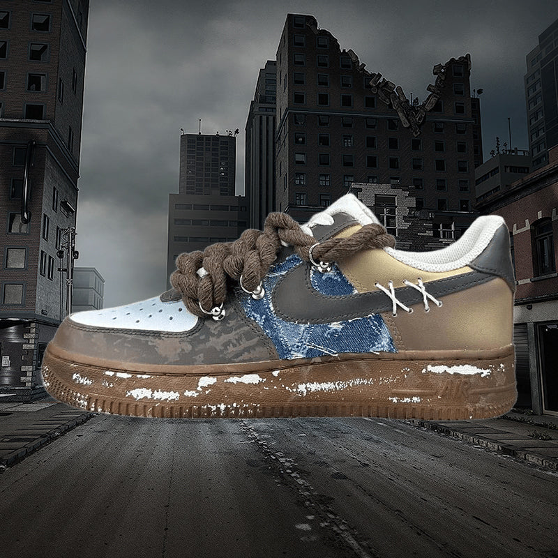 Custom Male Ruins Apostle Air Force 1 – hand-painted custom sneakers | DiySneakers