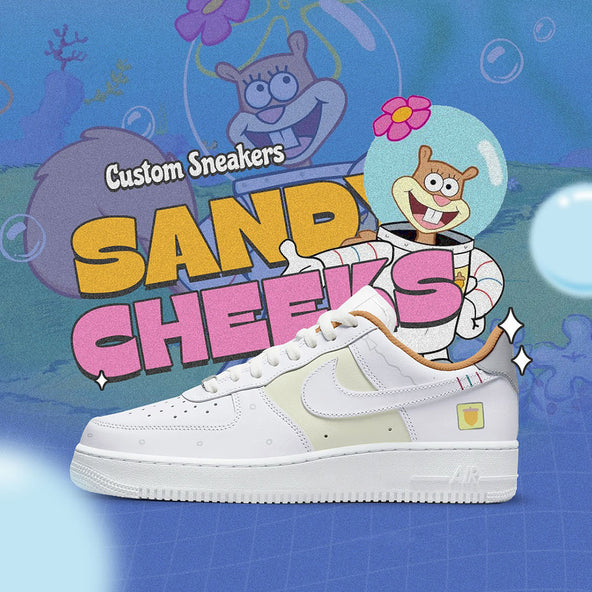 Yellow CuteSpongeBob - Sandy Cheeks - Unisex  Air Force