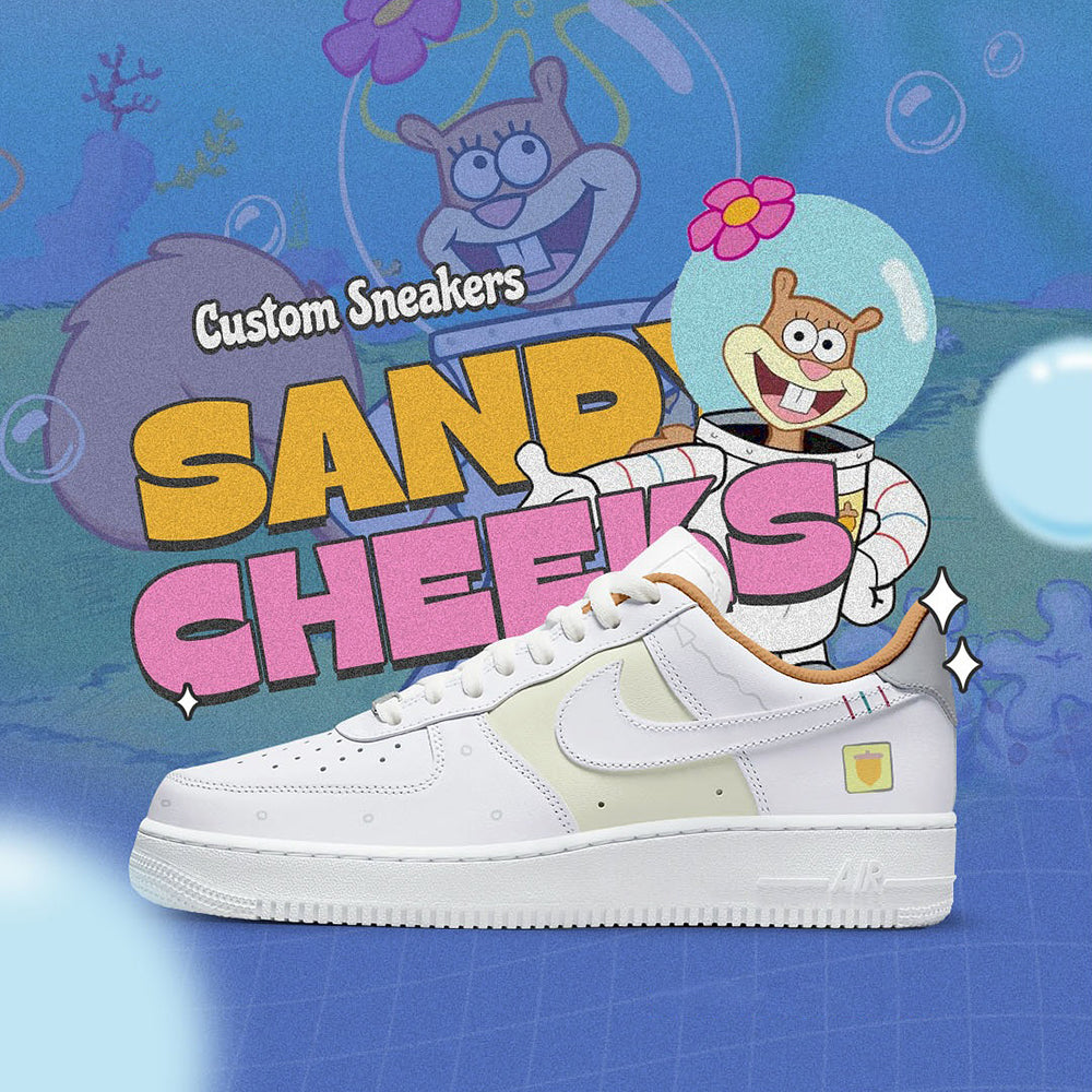 Yellow CuteSpongeBob - Sandy Cheeks - Unisex Air Force