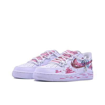 Customized The Twelve Zodiac Signs: Virgo - Fashionable Starry Sky Air Force 1 Shoes – custom sneakers view 2 | DiySneakers