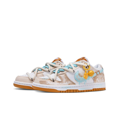 Custom Orange Sugar Cubes Dunk Orange/Blue – custom sneakers view 2 | DiySneakers
