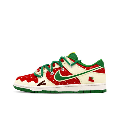 Custom Christmas Reindeer Dunk – custom sneakers view 2 | DiySneakers