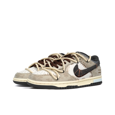 Custom Street Artists Dunk Low Brown/Beige – custom sneakers view 2 | DiySneakers