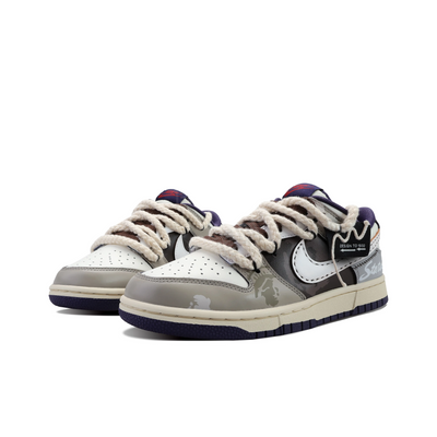 Custom Wilderness Dunk Gray/Brown – custom sneakers view 2 | DiySneakers