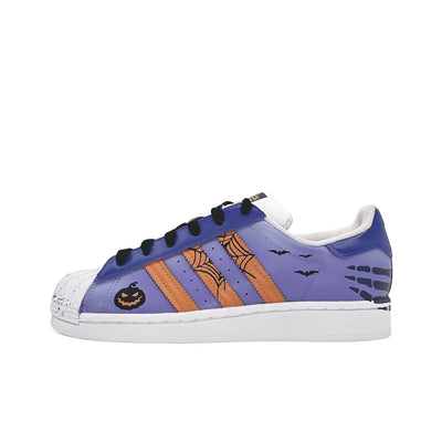Custom Midnight Potion originals SUPERSTAR Halloween Series Purple/Orange – custom sneakers view 2 | DiySneakers