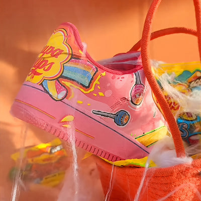 Custom Candy Sweetheart Area Air Force 1 Low – custom sneakers view 2 | DiySneakers