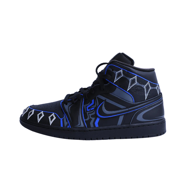 Custom Black Panther Air Jordan 1 – hand-painted custom sneakers | DiySneakers