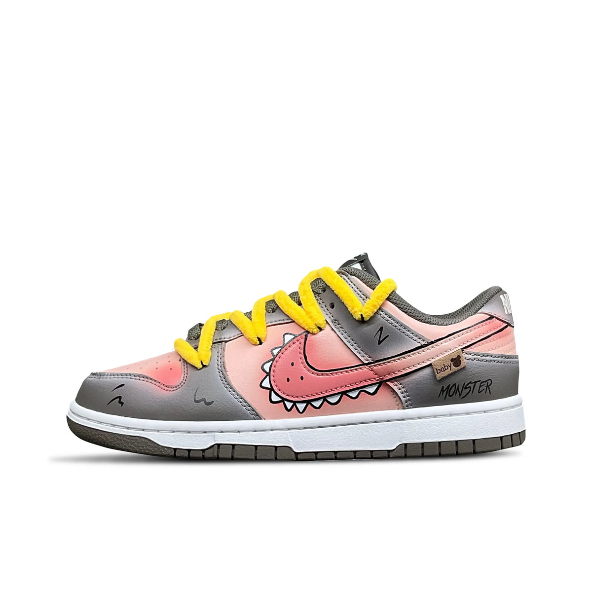 Custom Little Monster Dunk Low – hand-painted custom sneakers | DiySneakers