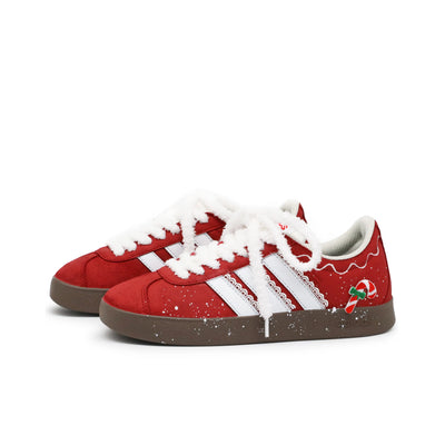 Custom Christmas Ballet VL COURT 2.0 Skate Shoes Christmas Collection – custom sneakers view 2 | DiySneakers