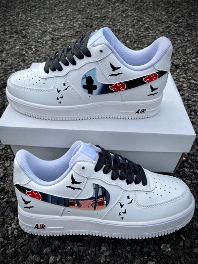 Custom Itachi Akatsuki Air Force 1 – custom sneakers view 2 | DiySneakers
