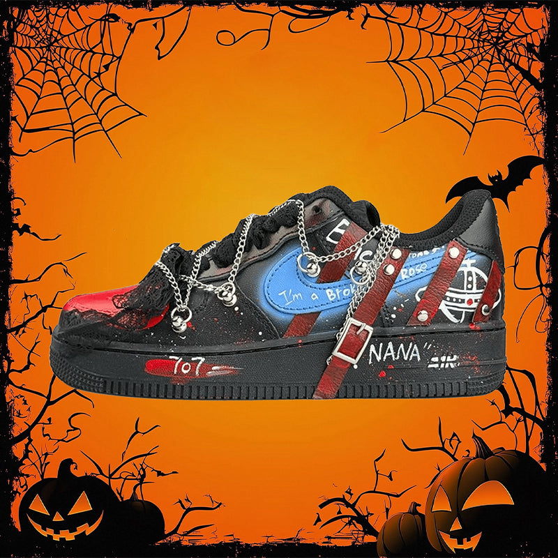 Custom Nana Osaki E Air Force 1 – hand-painted custom sneakers | DiySneakers