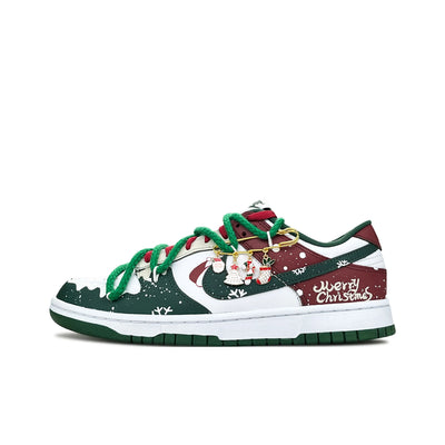 Custom Christmas Wonder Camp Dunk – custom sneakers view 2 | DiySneakers
