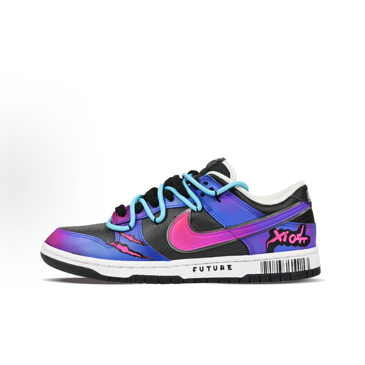 Customized Gaming eSports 2077 Dunk – hand-painted custom sneakers | DiySneakers