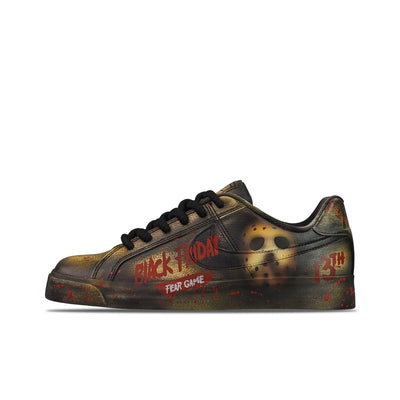 Custom Black Friday Court Royale Distressed Style – custom sneakers view 2 | DiySneakers