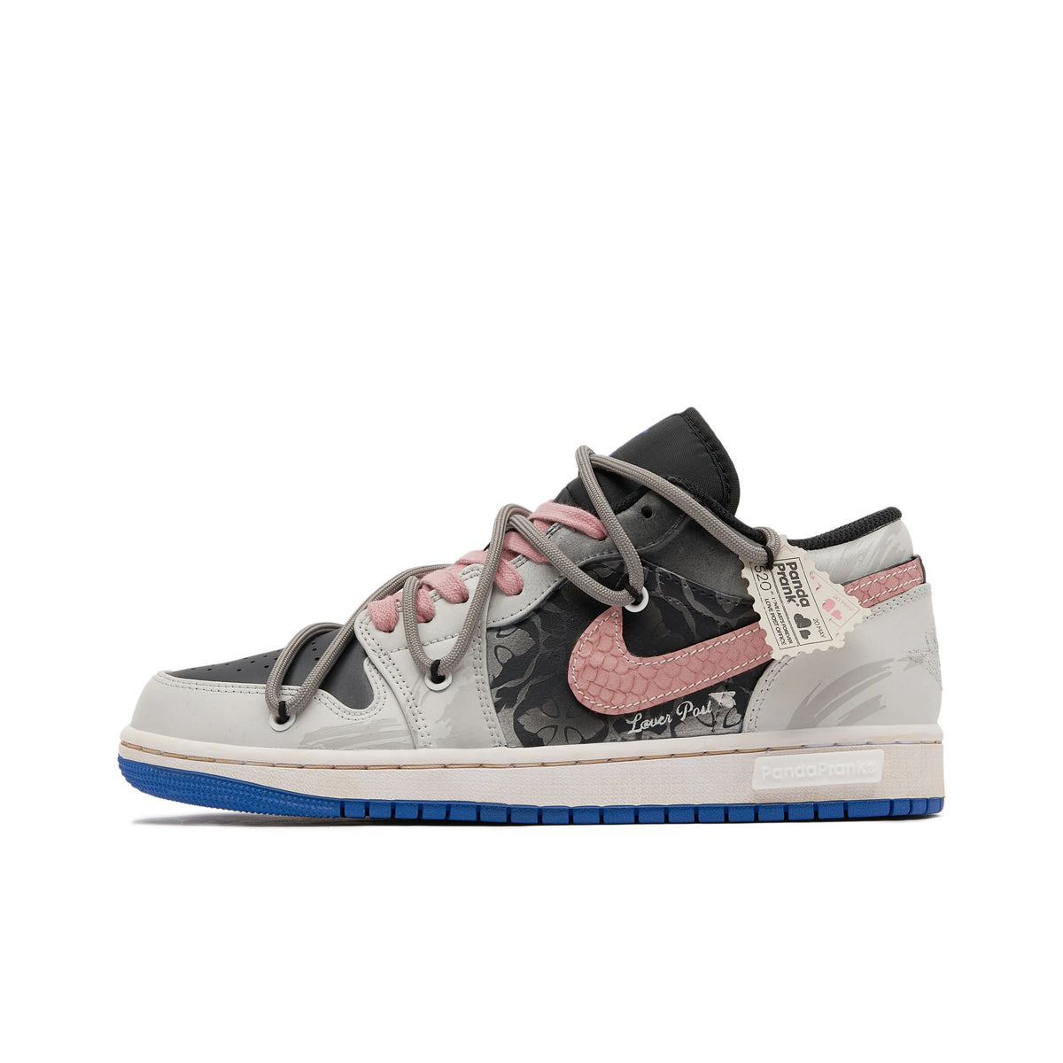 Custom Heartbeat MailAir Jordan 1 – hand-painted custom sneakers | DiySneakers