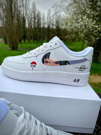 CustomSasuke vs itachi Air Force 1 – custom sneakers view 2 | DiySneakers